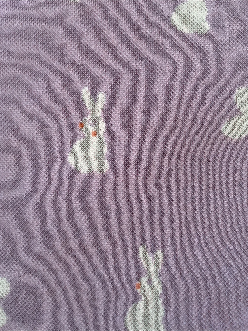 Cat & Jack Lavender Knit Bunny Romper with White Ruffle Straps 3-6m NWT!
